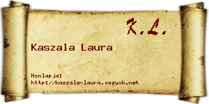 Kaszala Laura névjegykártya